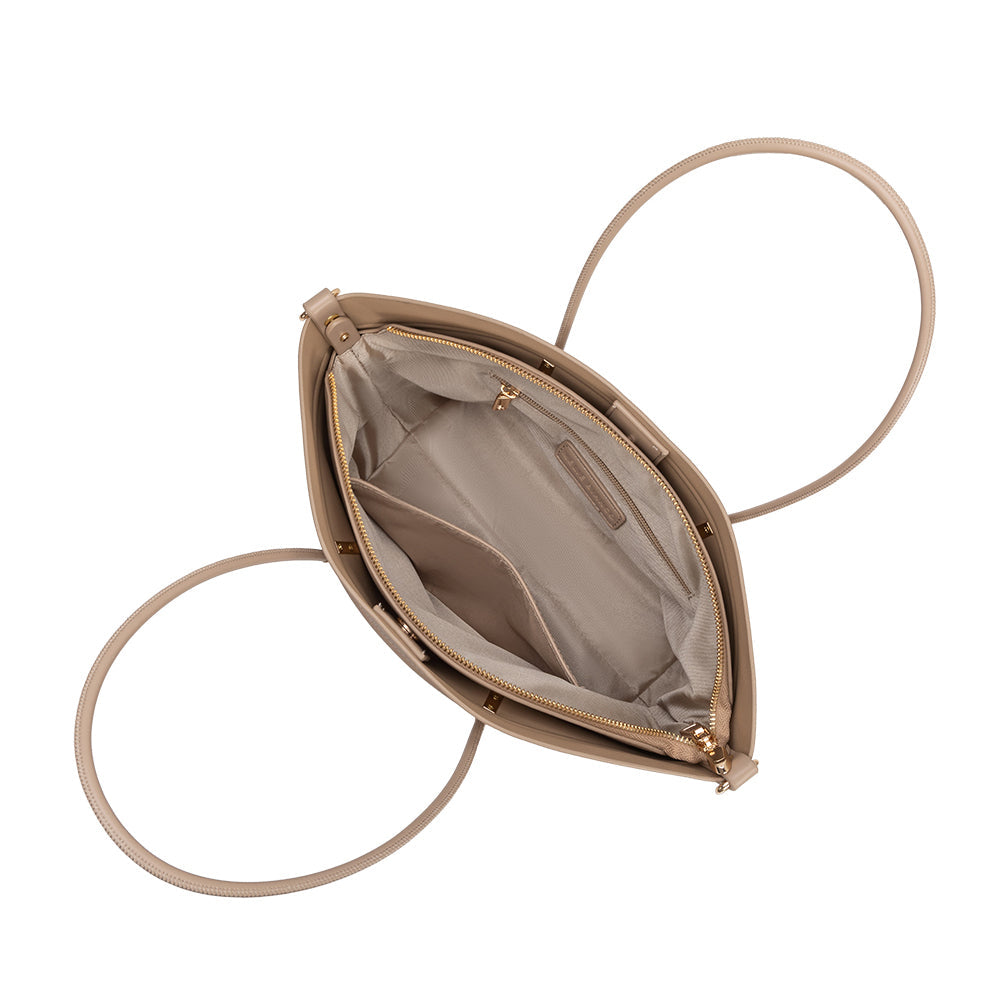 Grand Cabas Double Anse et Sangle Nude Ludivine vue du produit 4