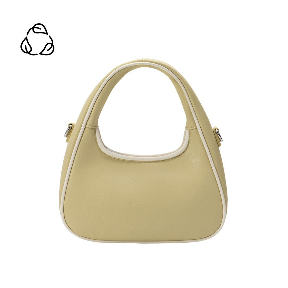 Petit Sac Bandoulière Bordure Contrastée Jaune Aglaé vue du produit 1