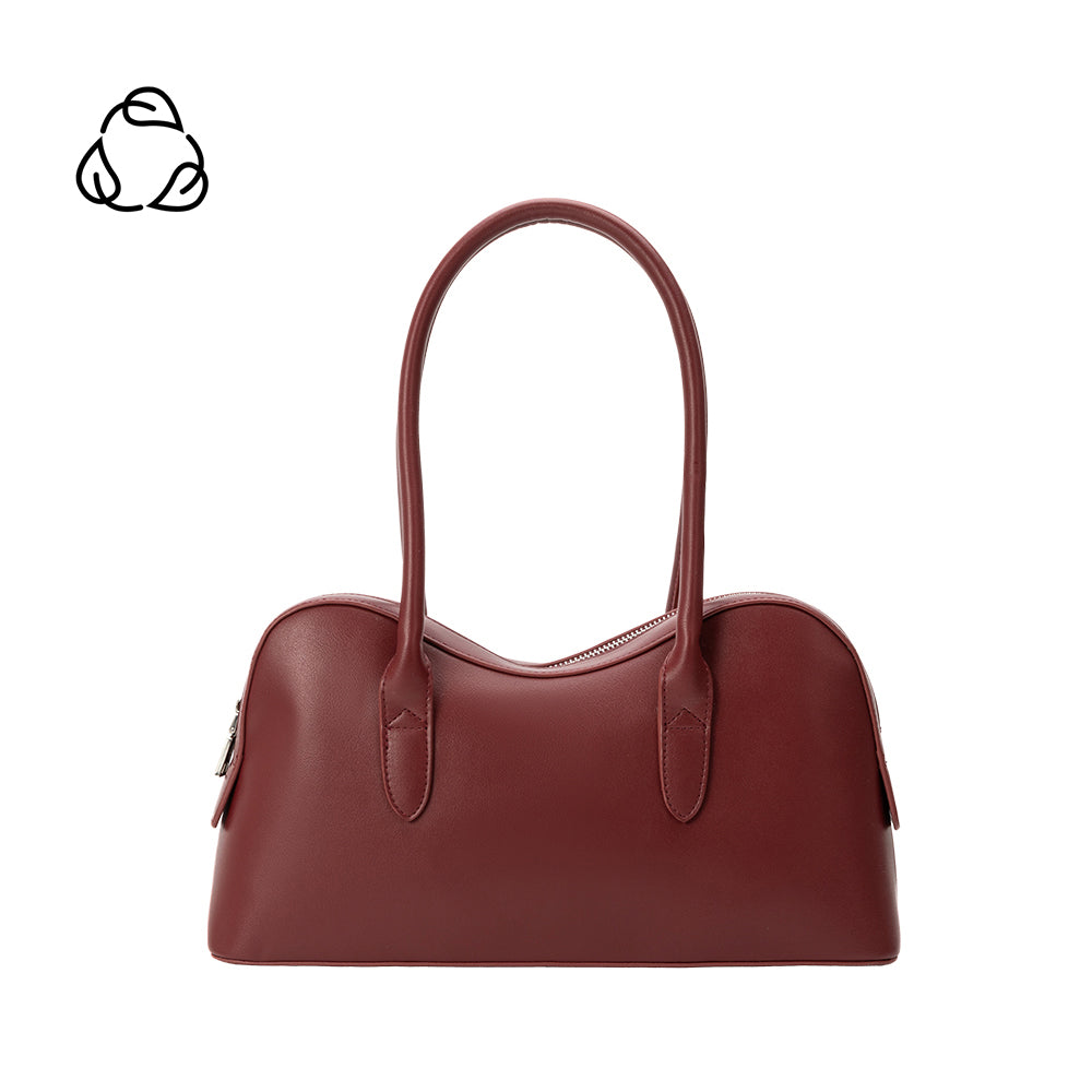 Sac Porté Épaule Ligne Courbe Bordeaux Lise vue du produit 1