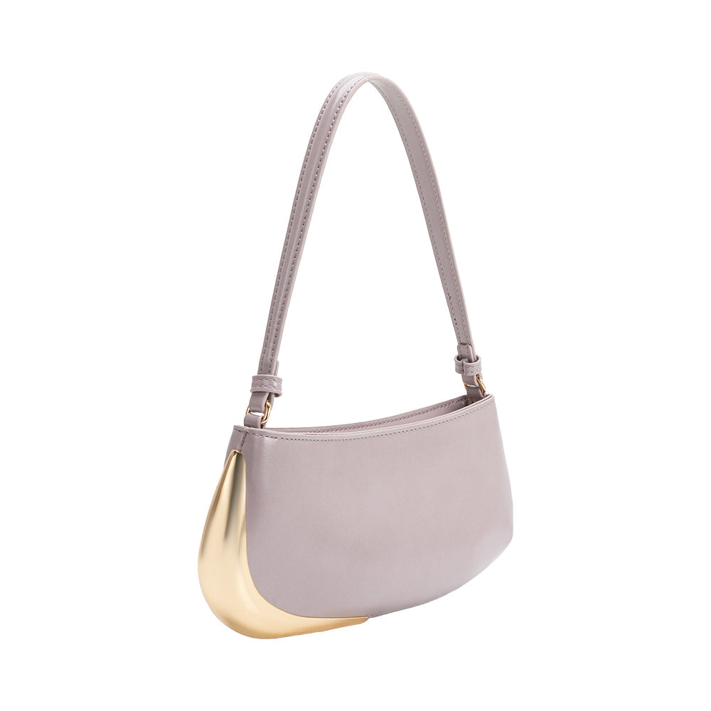 Sac Plat Détail Métal Lilas Camille vue du produit 2