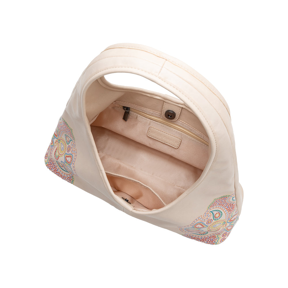 Sac Besace Imprimé Cachemire Écru Clarisse vue du produit 4