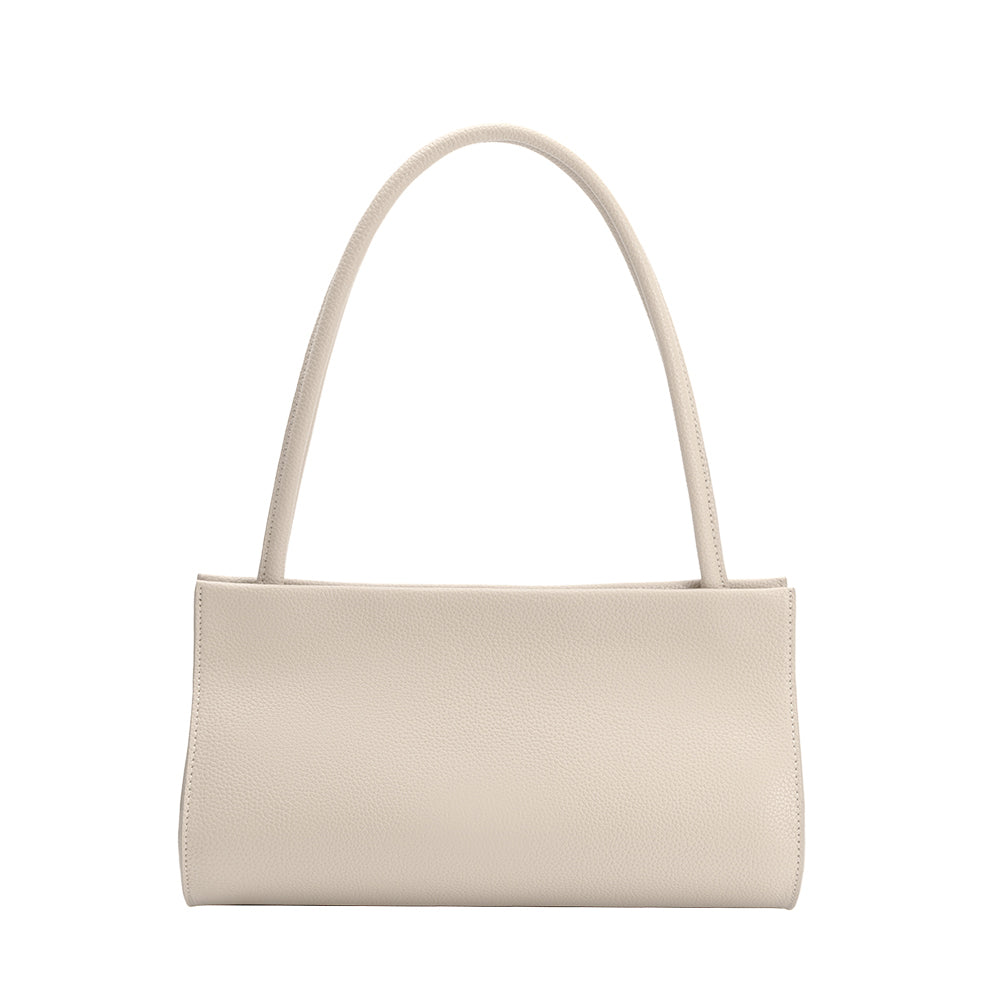 Sac Porté Épaule Base Courbe Grainé Écru Chantal vue du produit 2