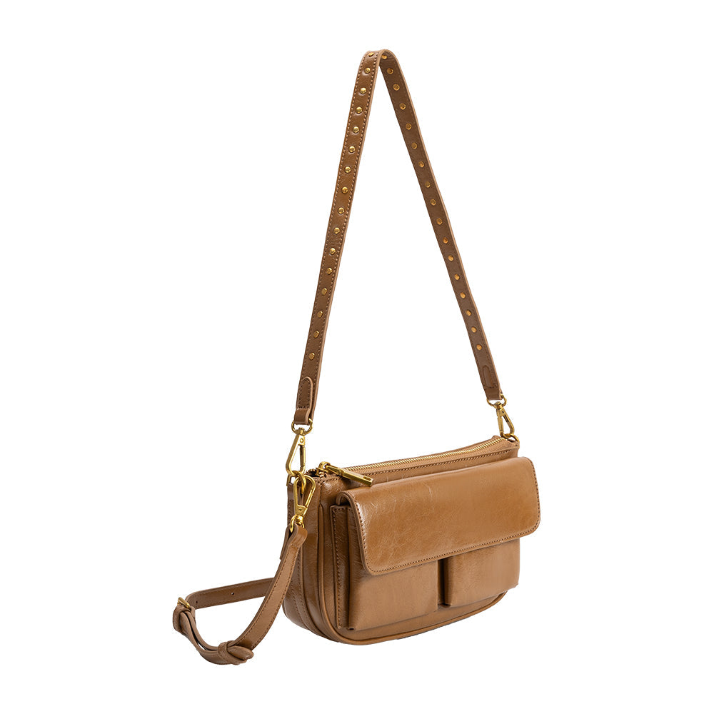 Sac Bandoulière Deux Sangles Moka Francine vue du produit 2
