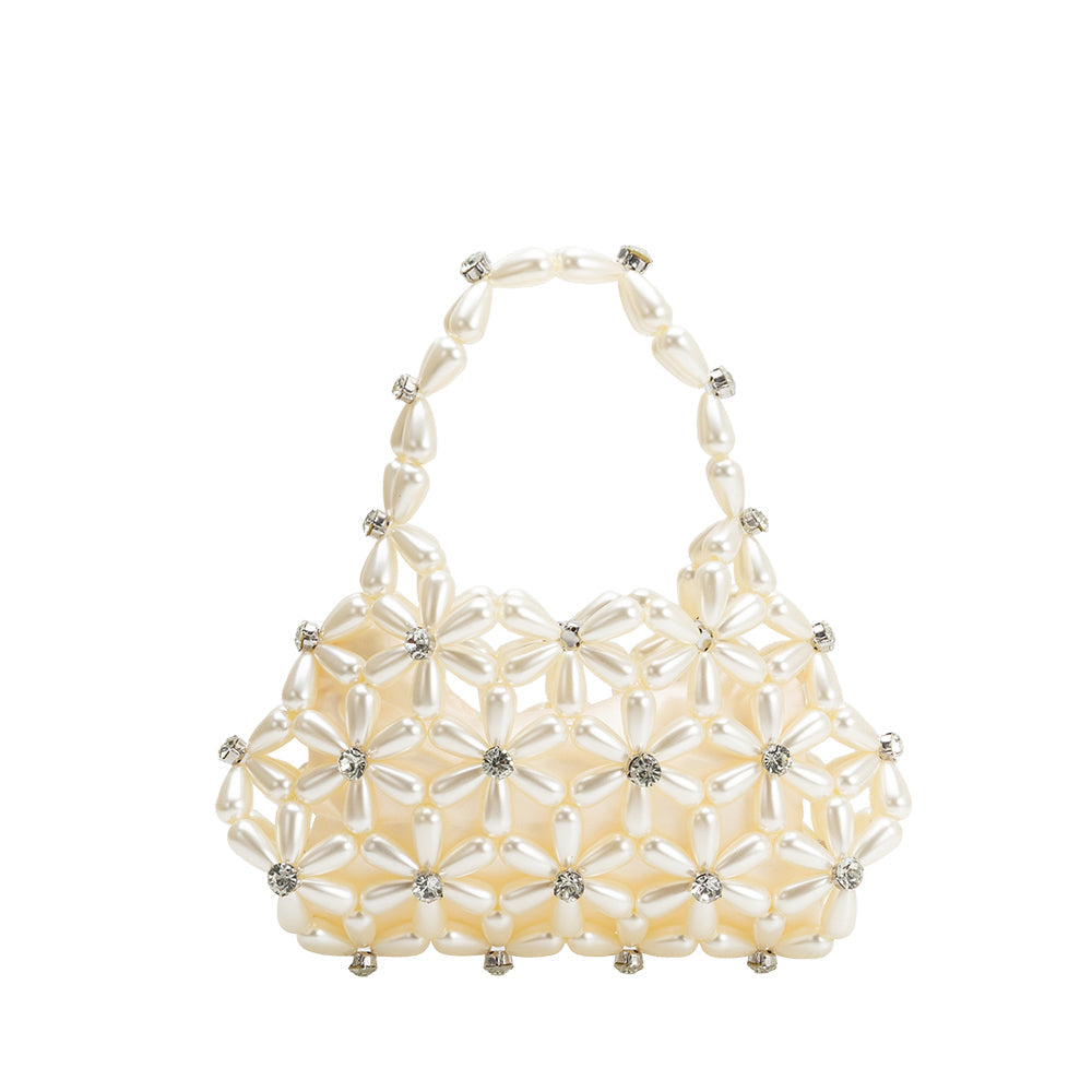 Sac Bijou Nacré à Chaîne Nacré Émilienne vue du produit 1
