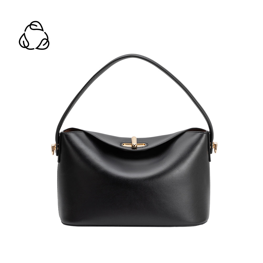 Sac Porté Main Souple Noir Georgette vue du produit 1