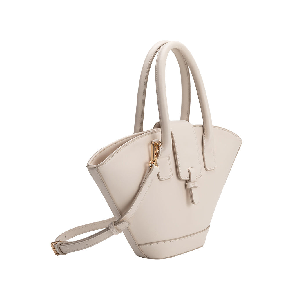Sac Éventail Double Anse Ivoire Isabelle vue du produit 2