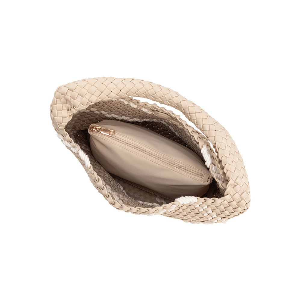 Grand Sac Cabas Nylon Amande Yvette vue du produit 5