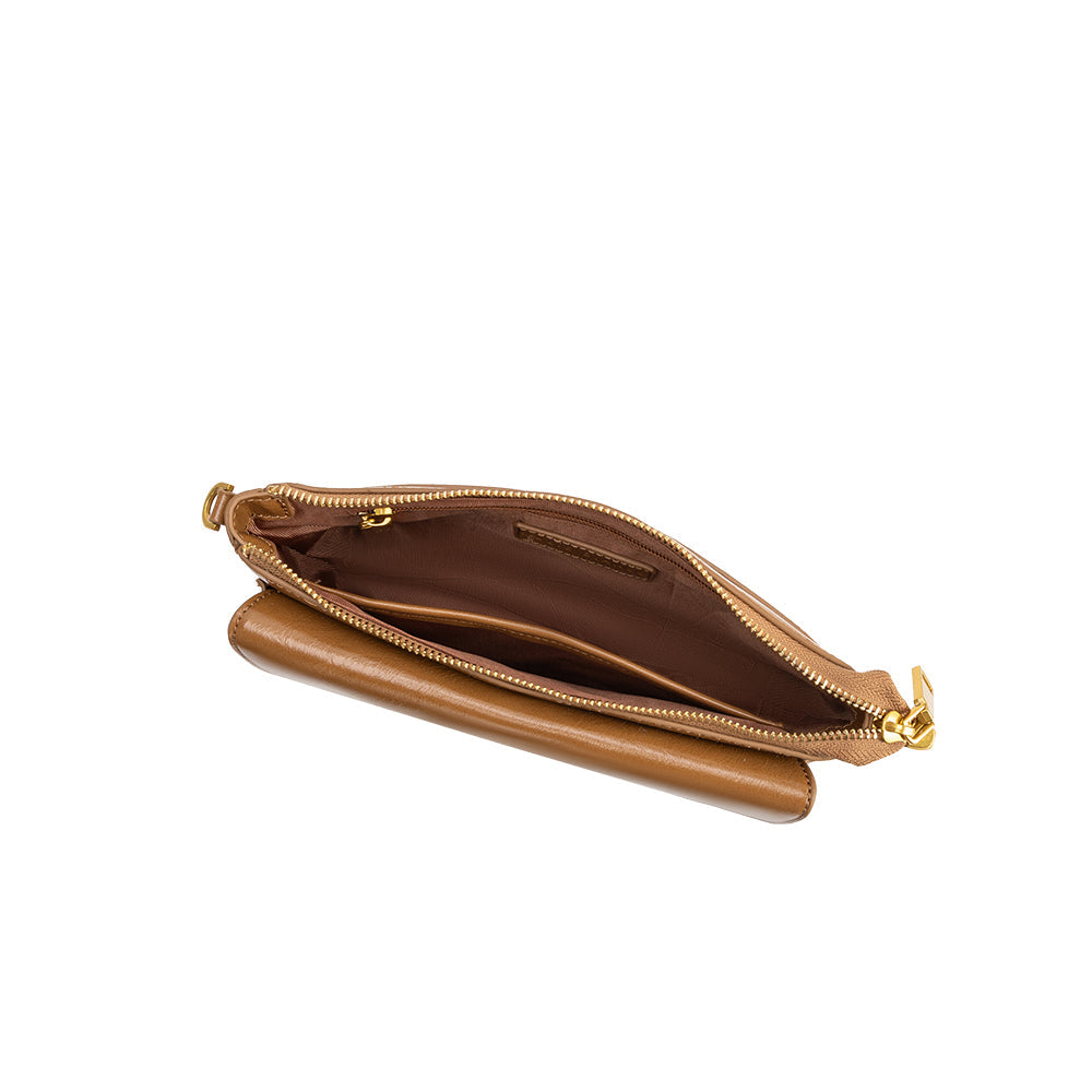 Sac Bandoulière Deux Sangles Moka Francine vue du produit 4