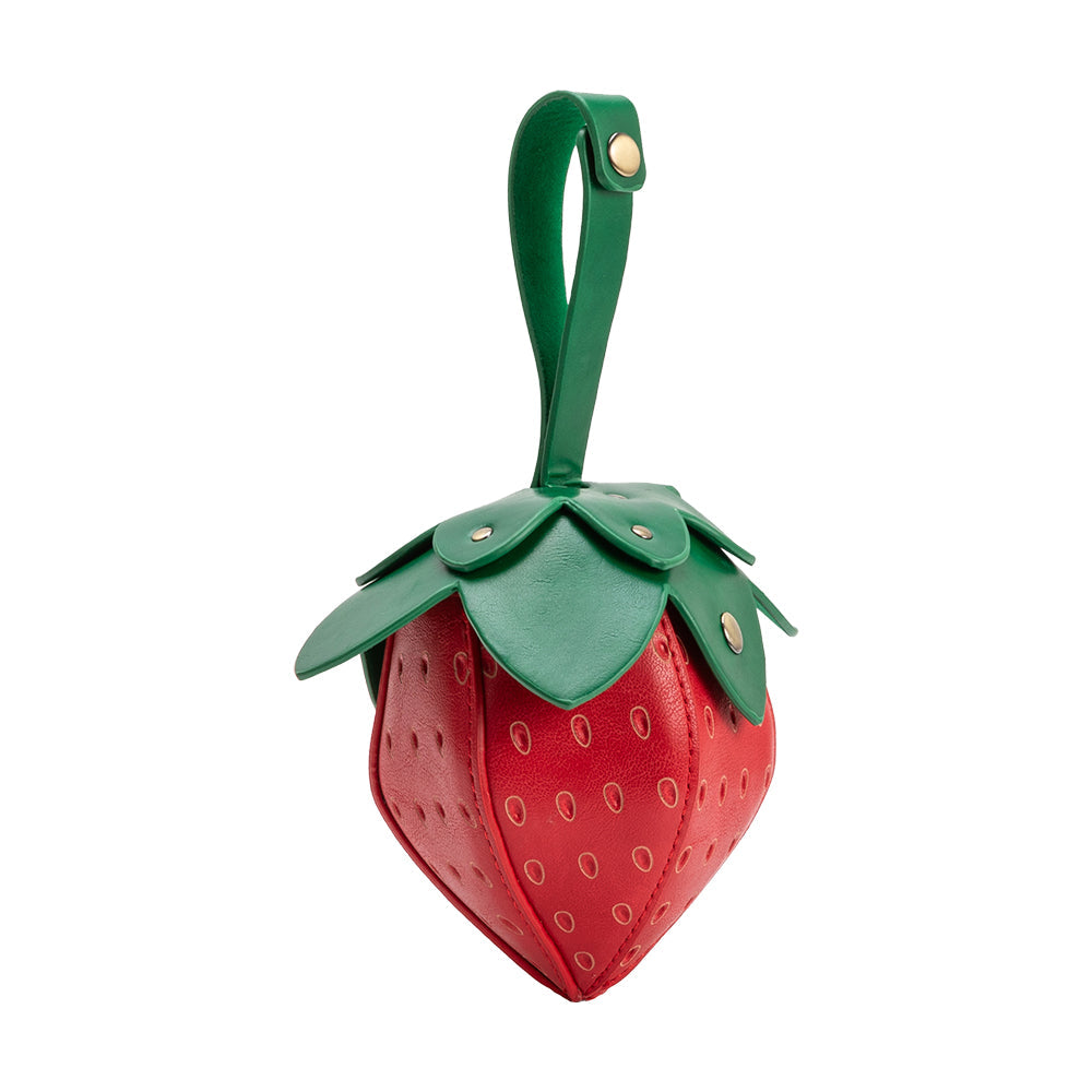 Mini Sac Fraise Rouge Justine vue du produit 2