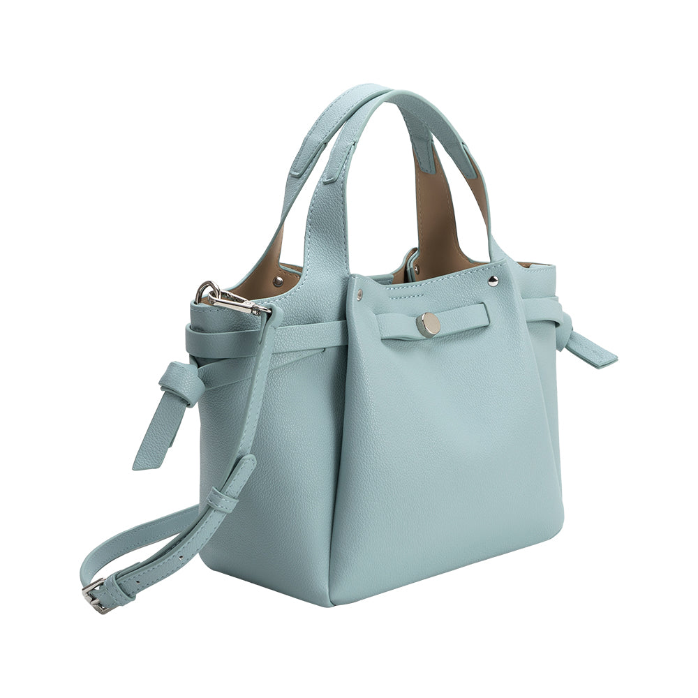 Sac Porté Main Boucle et Bouton Ciel Jacinthe vue du produit 2