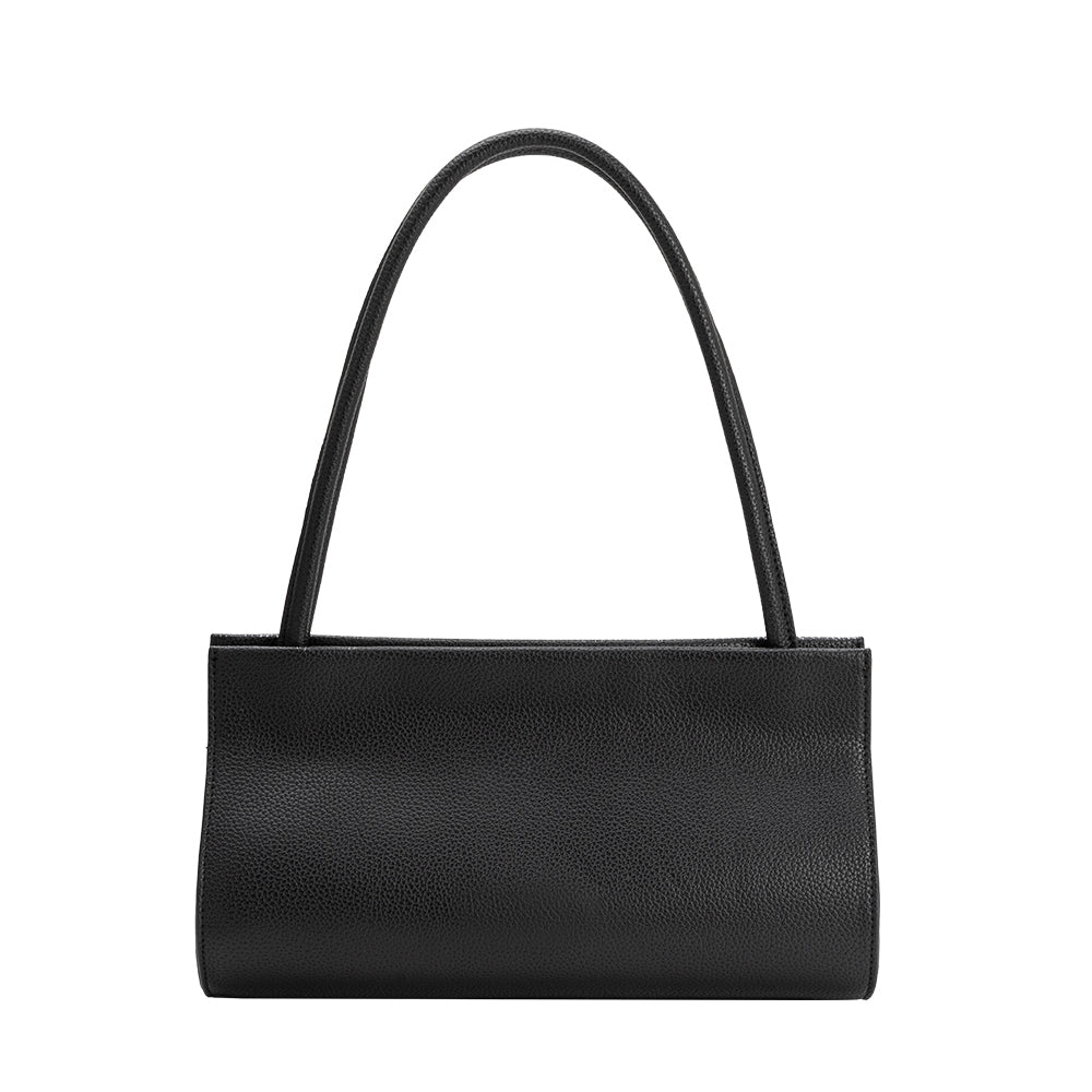 Sac Porté Épaule Base Courbe Grainé Noir Florine vue du produit 2