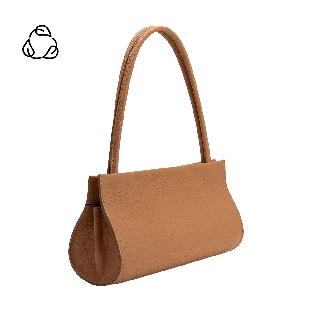 Sac Porté Épaule Base Courbe Grainé Fauve Janine vue du produit 1