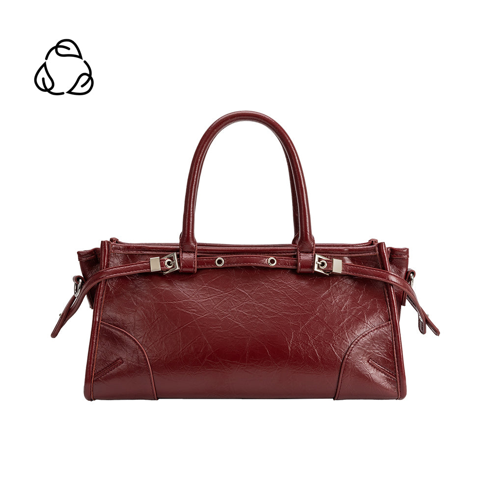 Sac Porté Main Froissé Bordeaux Zélie vue du produit 1