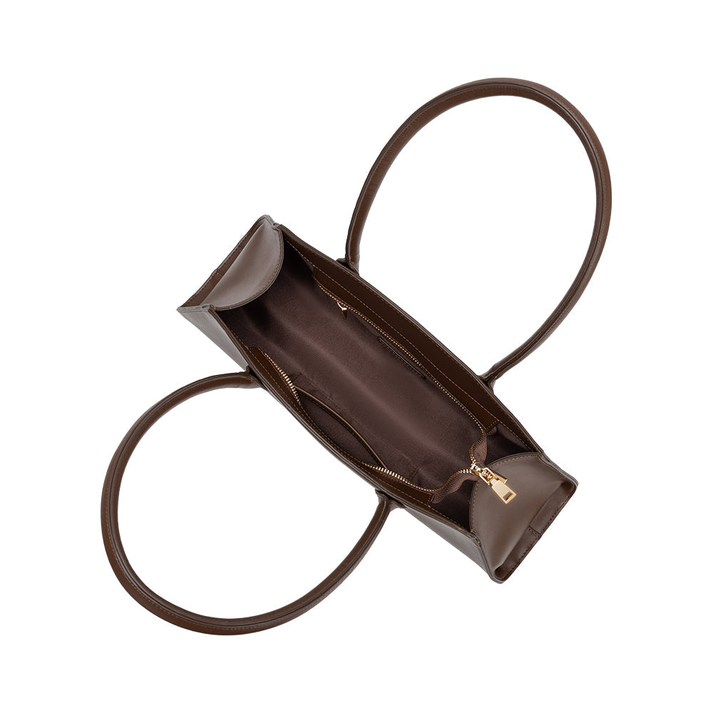 Sac Porté Épaule Ligne Sculptée Café Marthe vue du produit 4