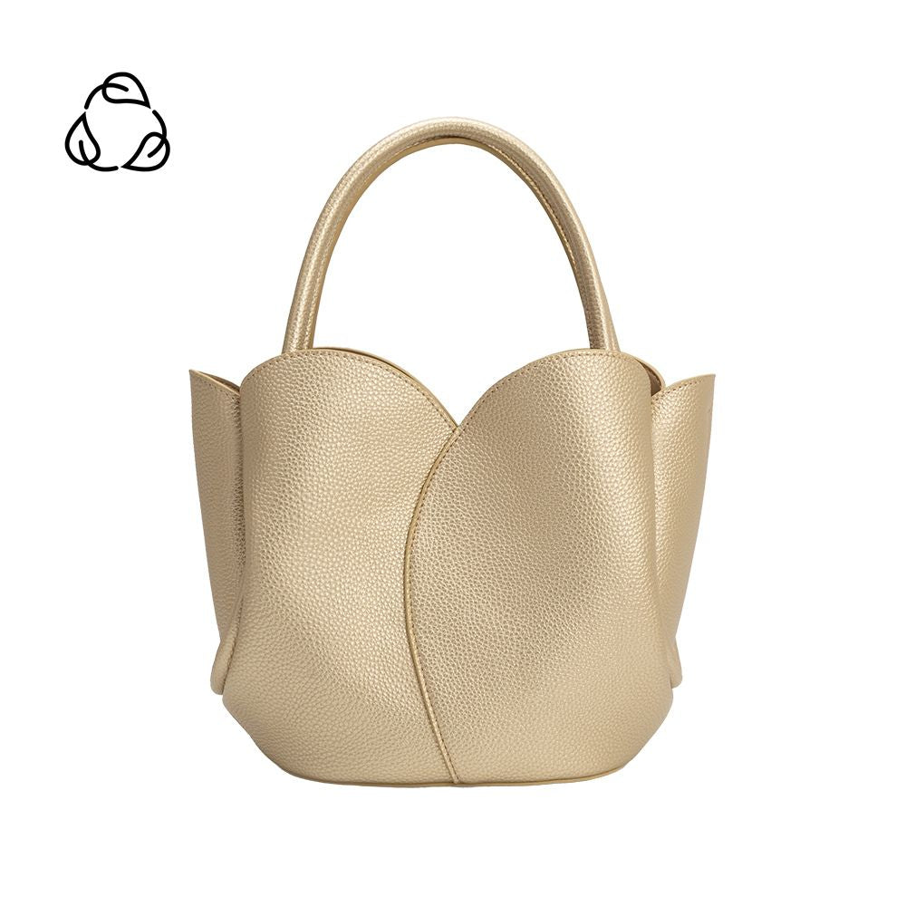 Sac à Main Tulipe Grainé Doré Blandine vue du produit 1