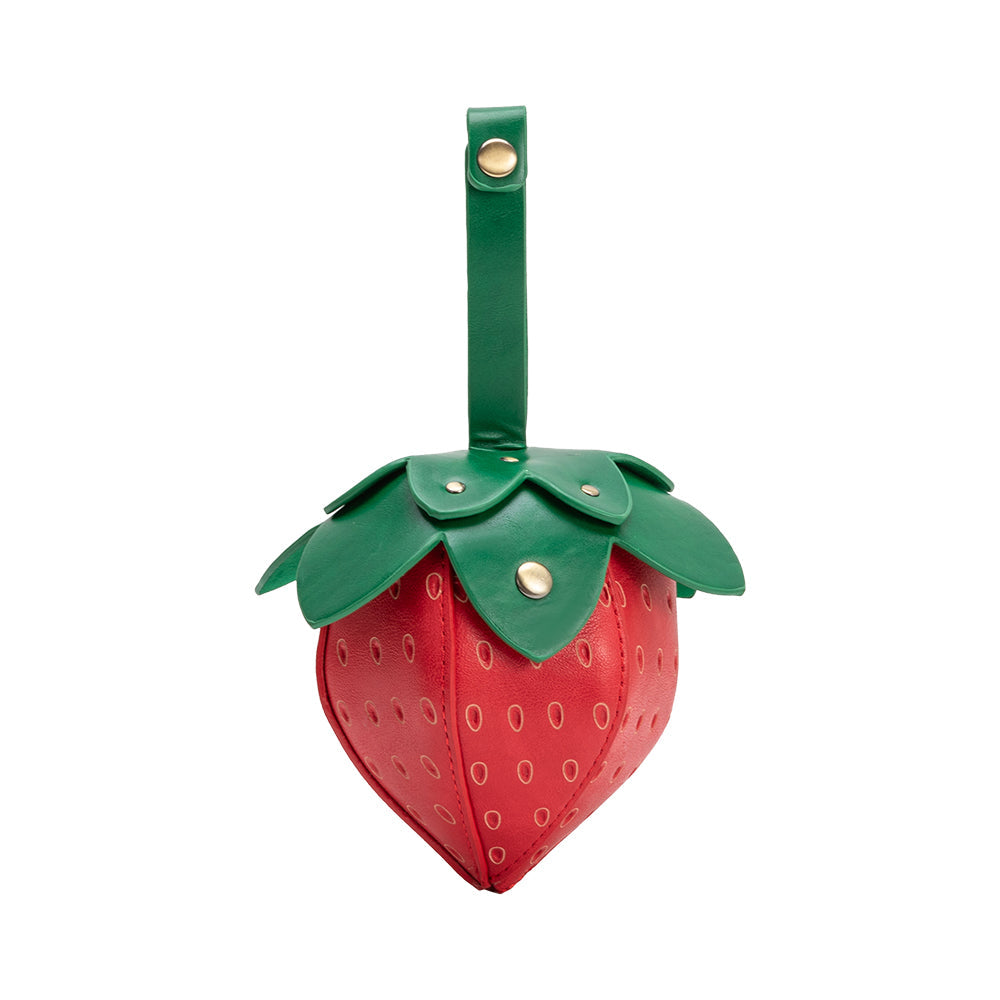 Mini Sac Fraise Rouge Justine vue du produit 1