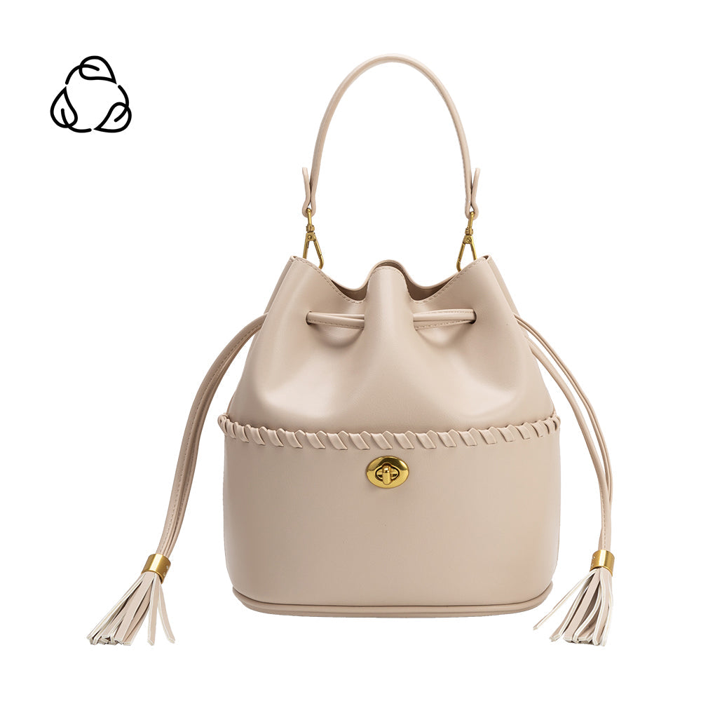 Sac Seau Cordon et Pompon Écru Cordélia vue du produit 1