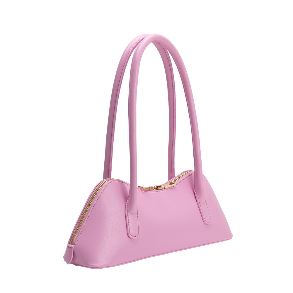 Sac Baguette Double Anse Rose Mariette vue du produit 2