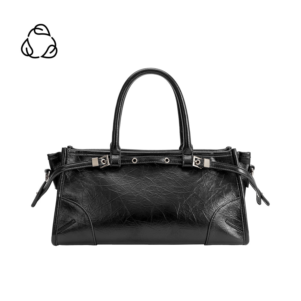 Sac Porté Main Froissé Noir Sidonie vue du produit 1