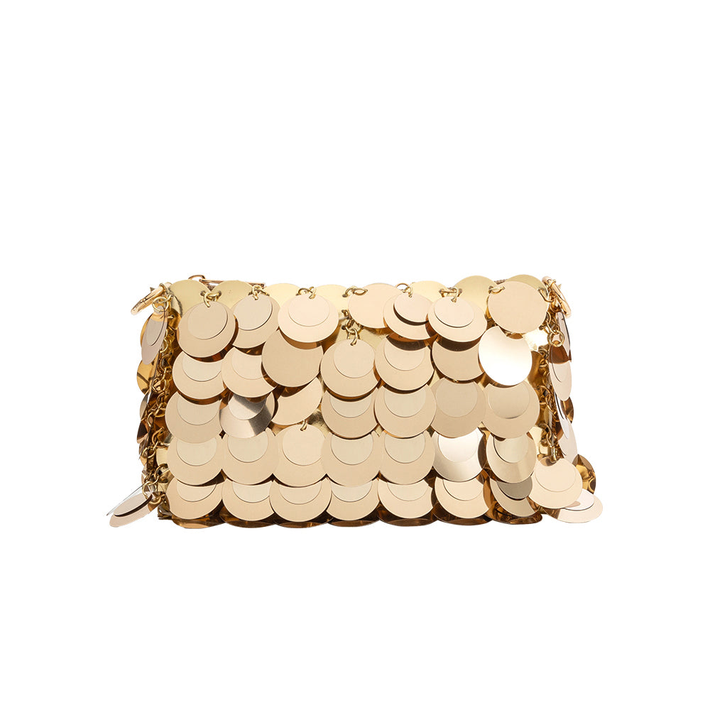 Pochette Bandoulière Sequins Doré Thérèse vue du produit 1