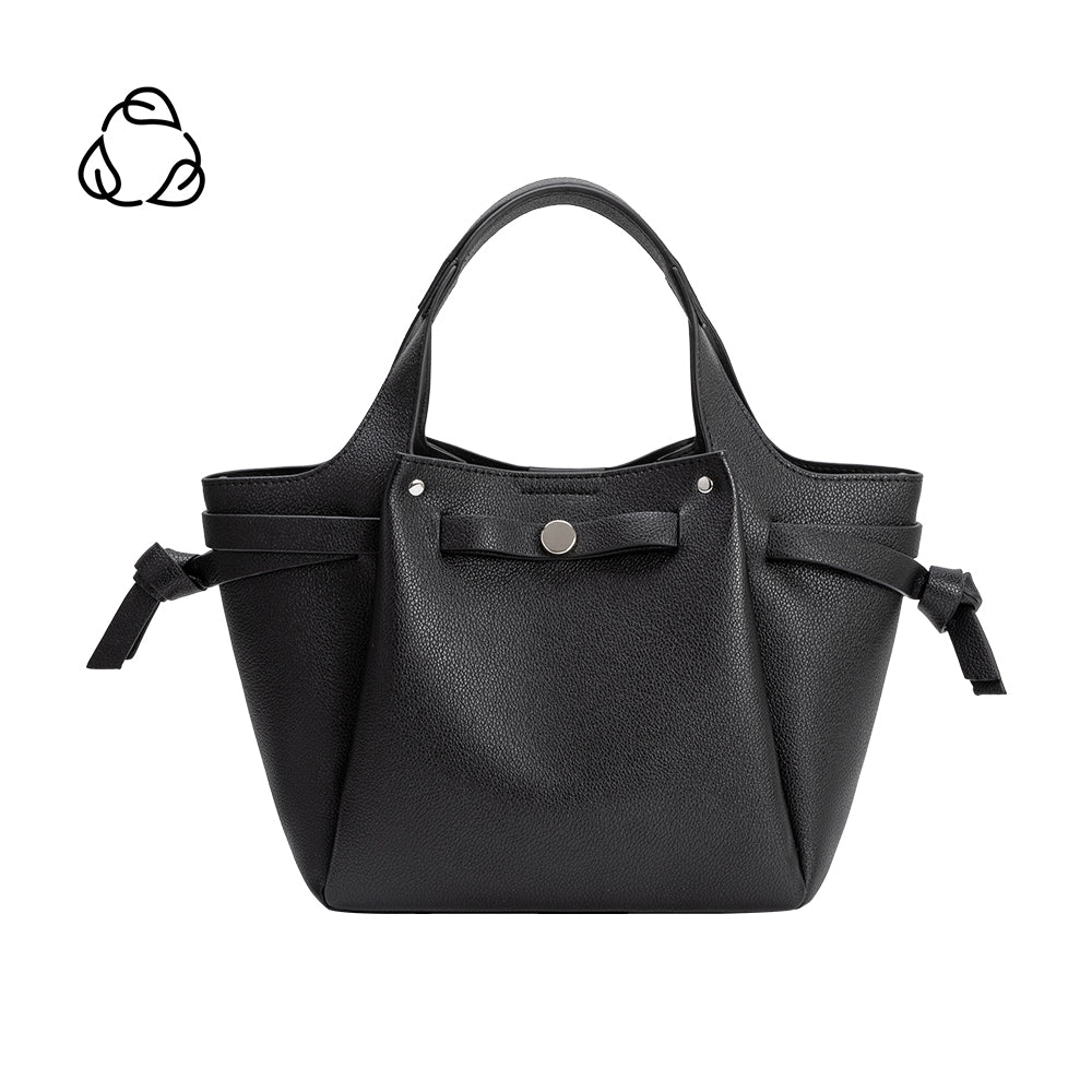 Sac Porté Main Boucle et Bouton Noir Julienne vue du produit 1