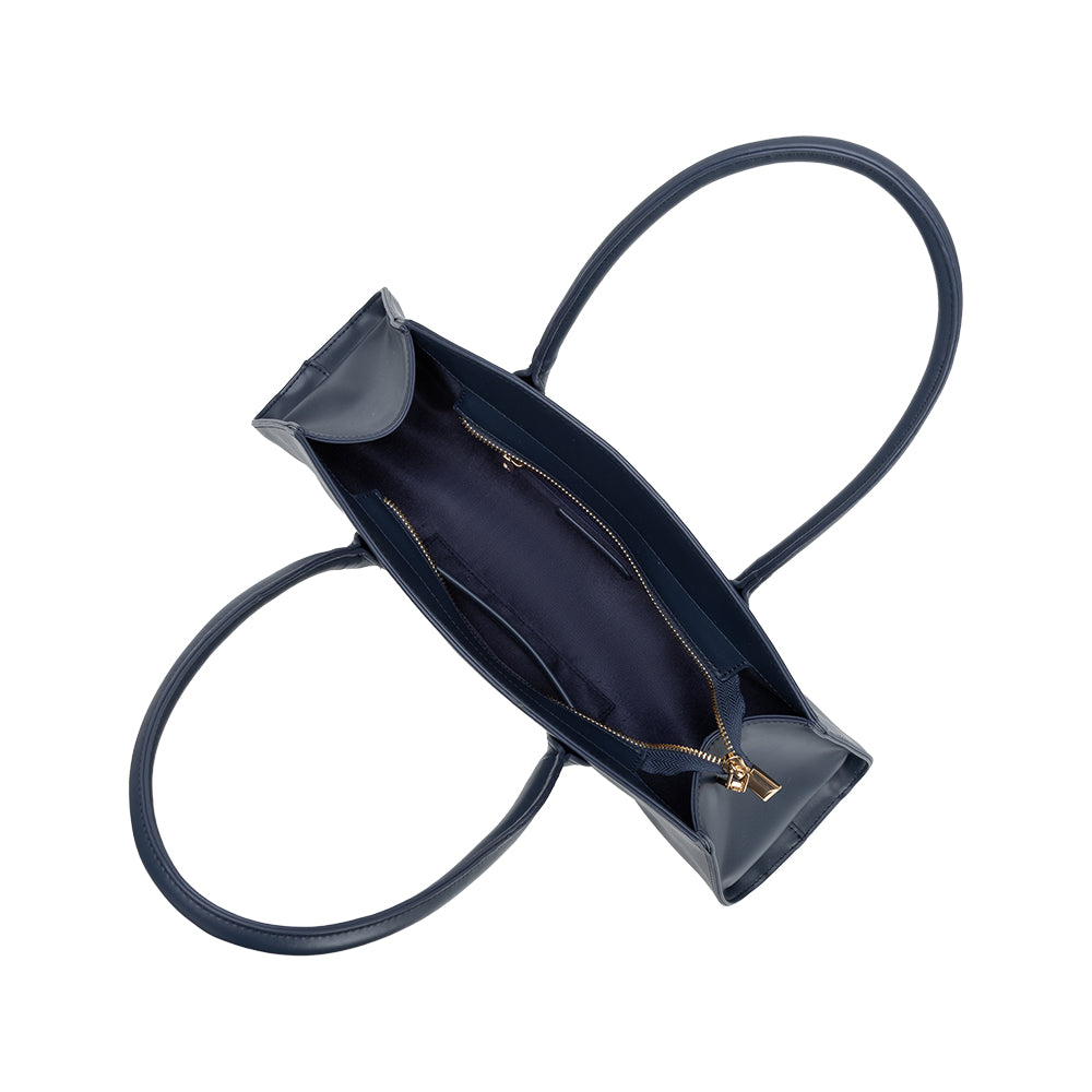 Sac Porté Épaule Ligne Sculptée Marine Ninon vue du produit 4