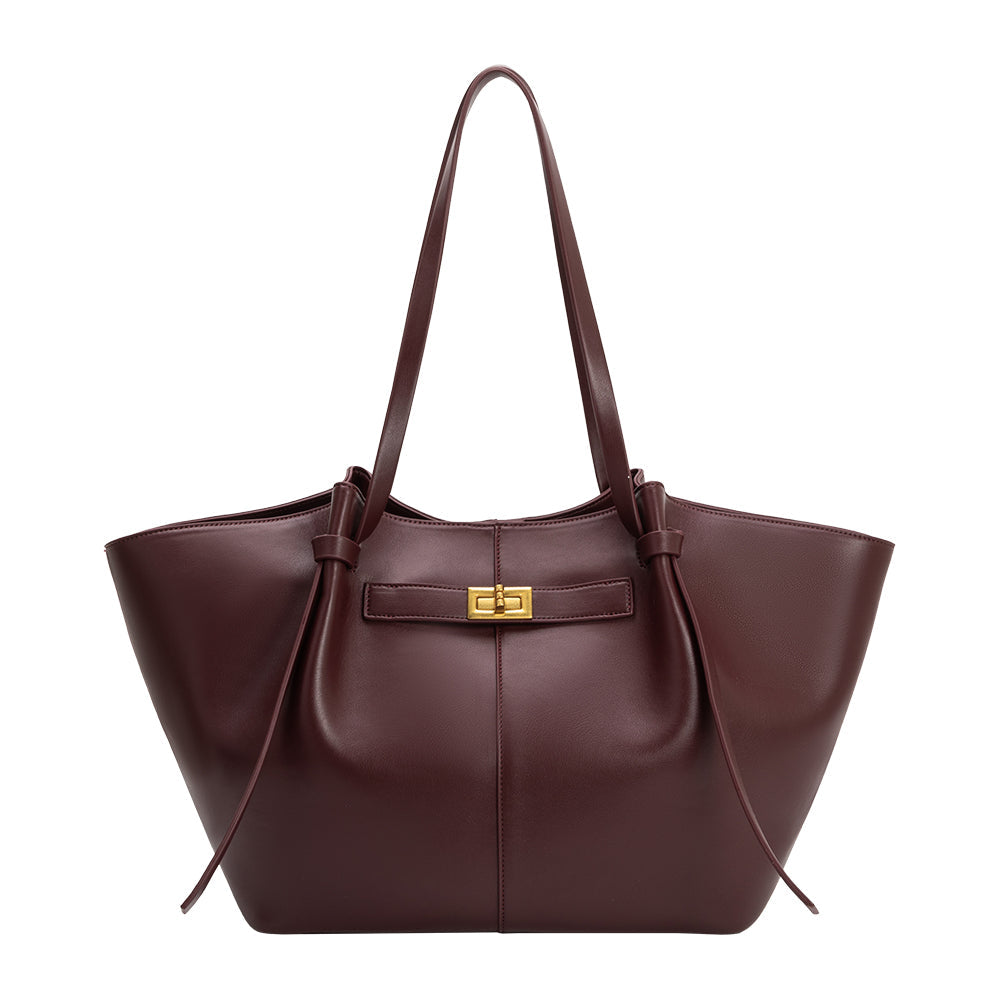 Très Grand Cabas Boucle Bordeaux Zénaïde vue du produit 1