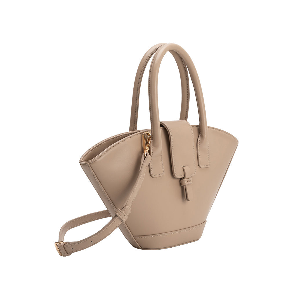 Sac Éventail Double Anse Nude Ombeline vue du produit 2