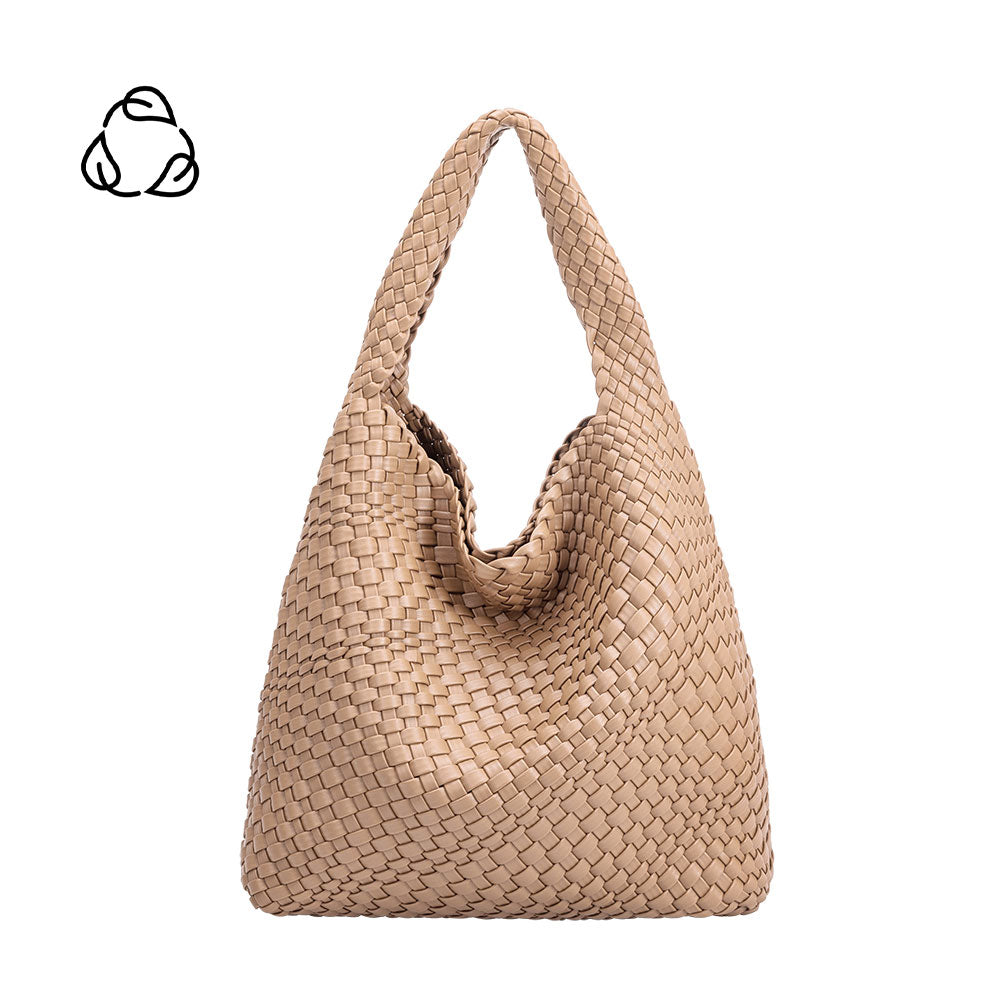 Grand Sac Cabas Tressé Nude Lorette vue du produit 1