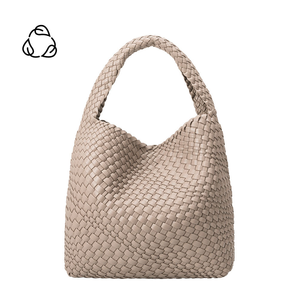 Grand Sac Cabas Tressé Taupe Armance vue du produit 1