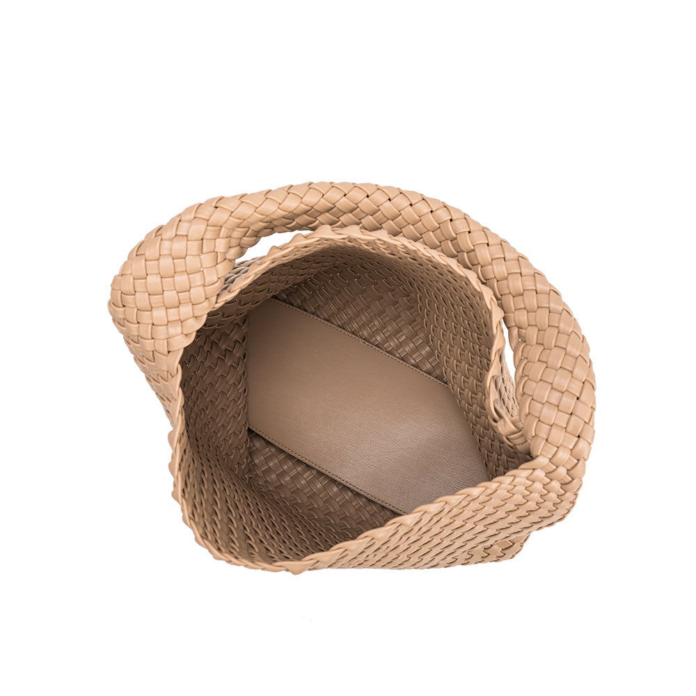 Grand Sac Cabas Tressé Nude Lorette vue du produit 6