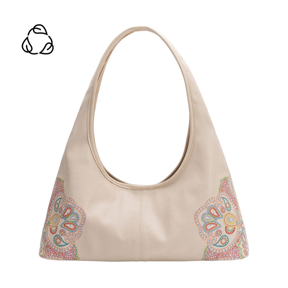 Sac Besace Imprimé Cachemire Écru Clarisse vue du produit 1