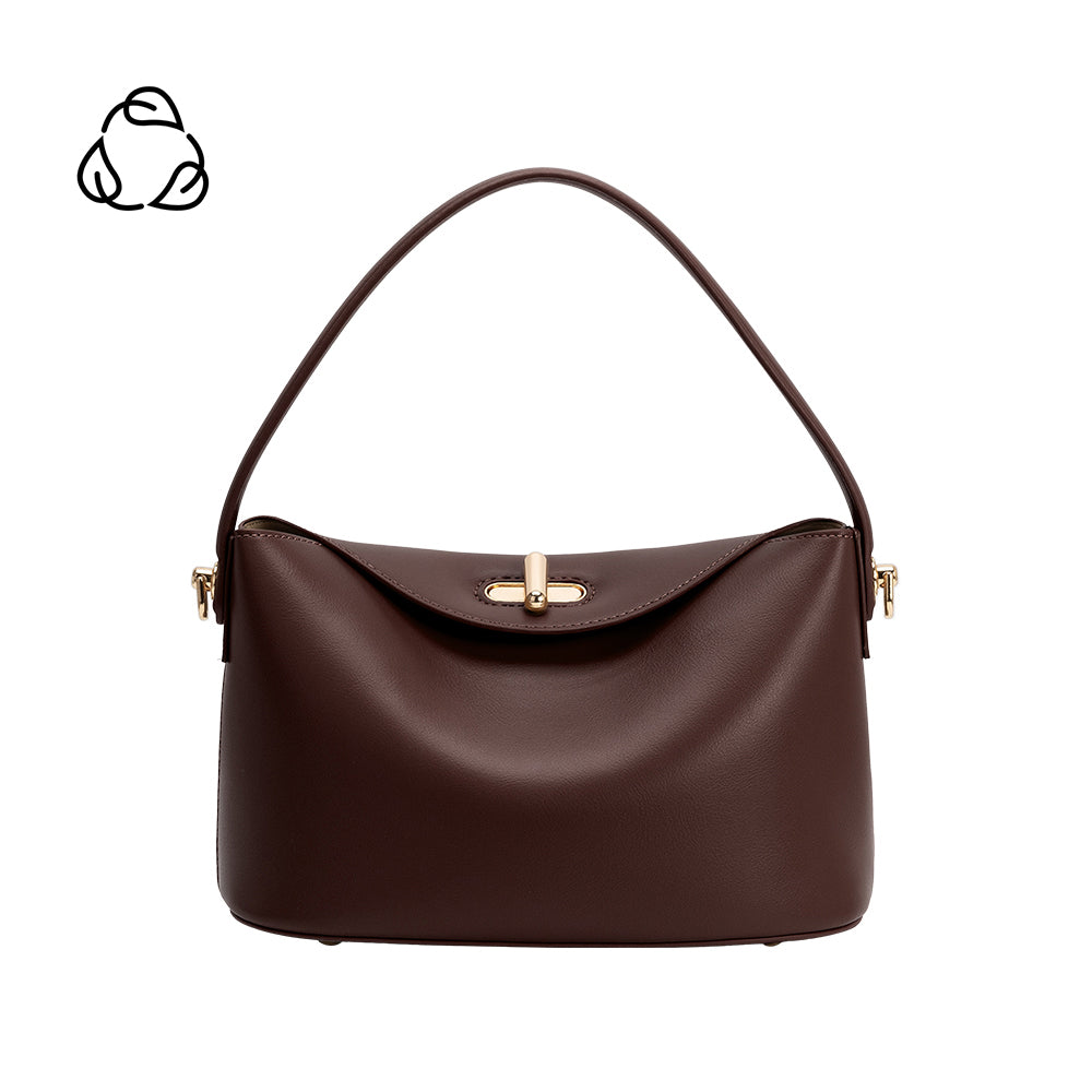 Sac Porté Main Souple Café Roxane vue du produit 1