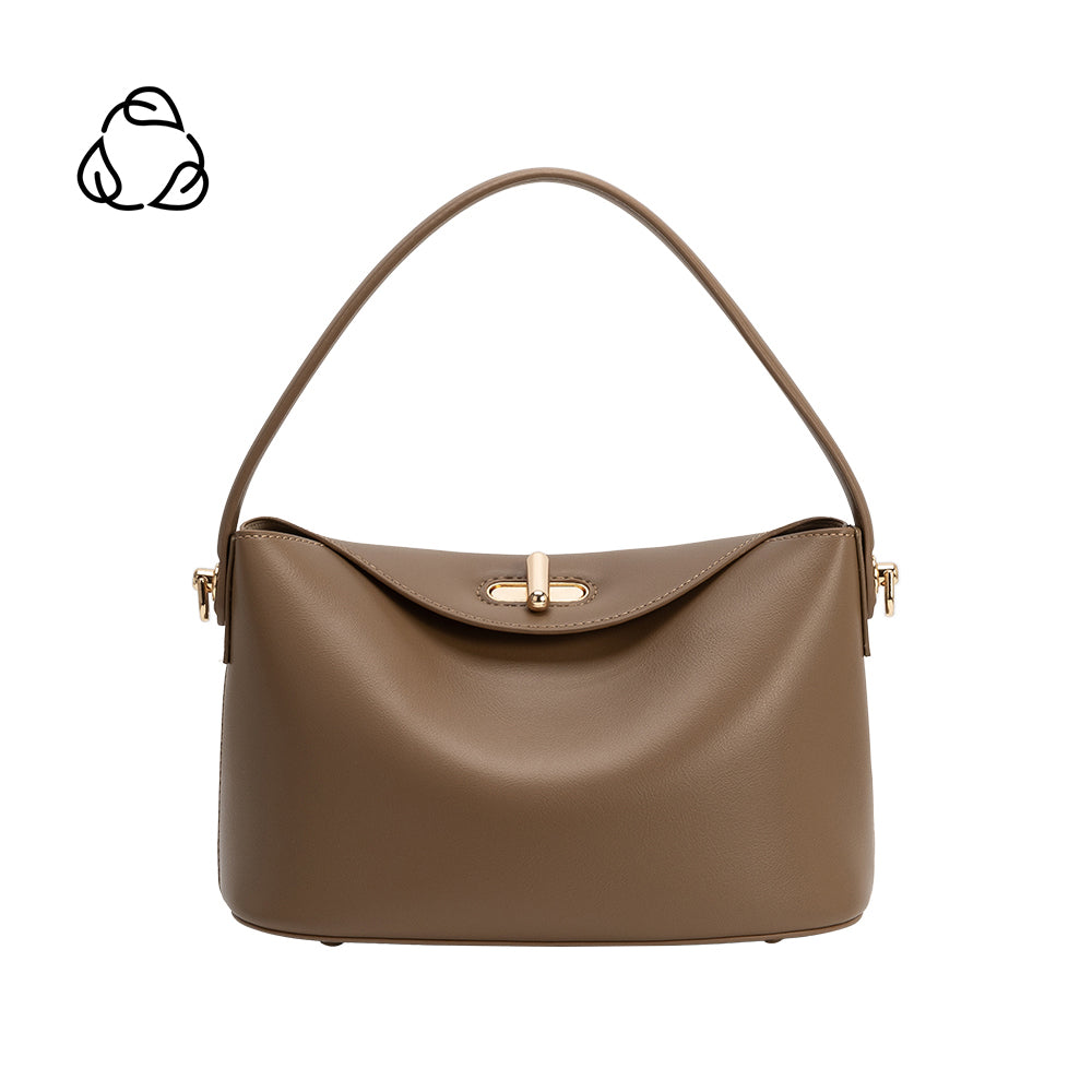 Sac Porté Main Souple Taupe Denise vue du produit 1