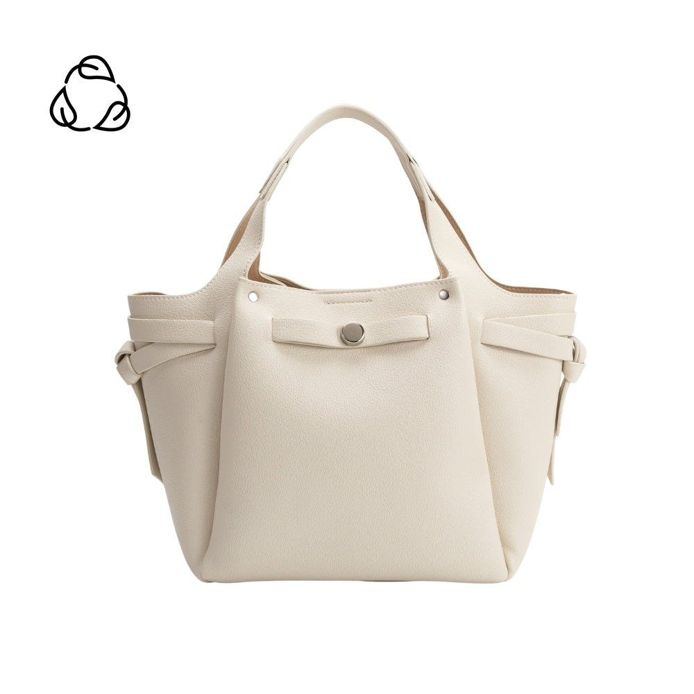 Sac Porté Main Boucle et Bouton Écru Laurence vue du produit 1