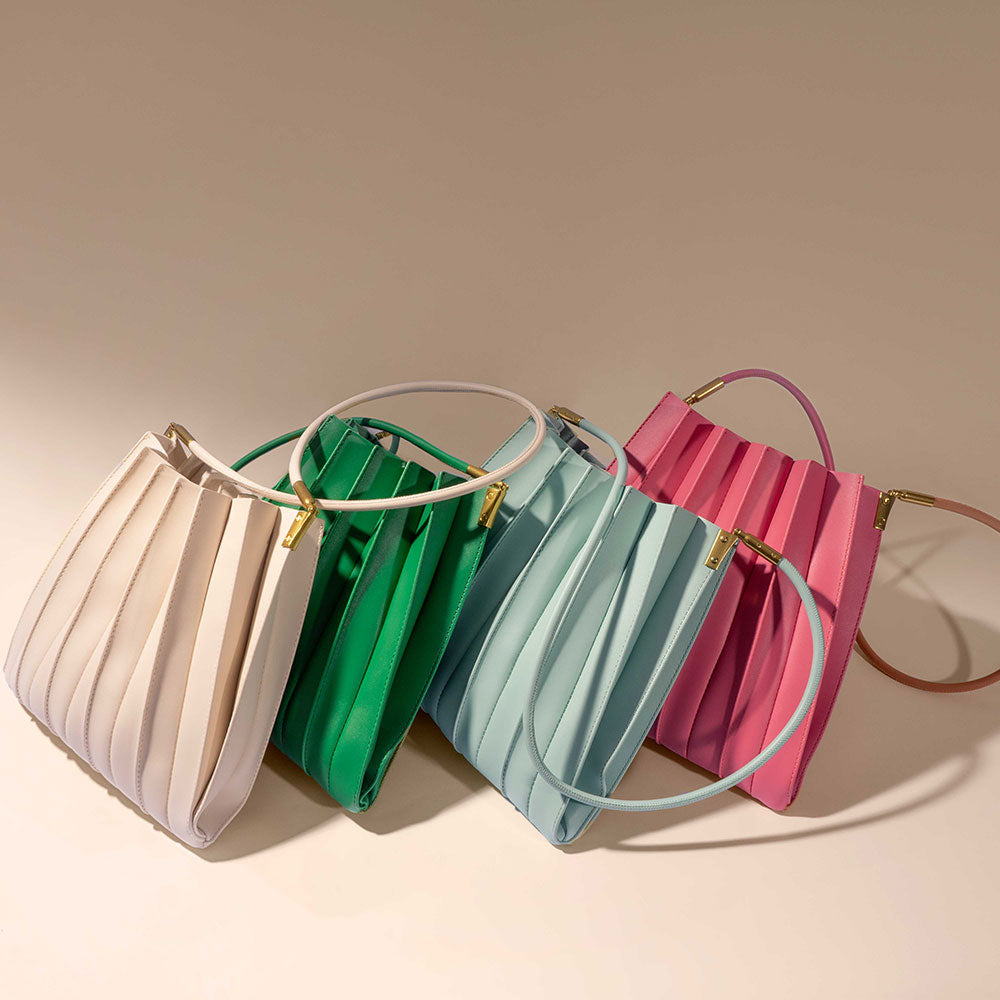 Sac Porté Épaule Plissé Ivoire Astrid vue du produit 9