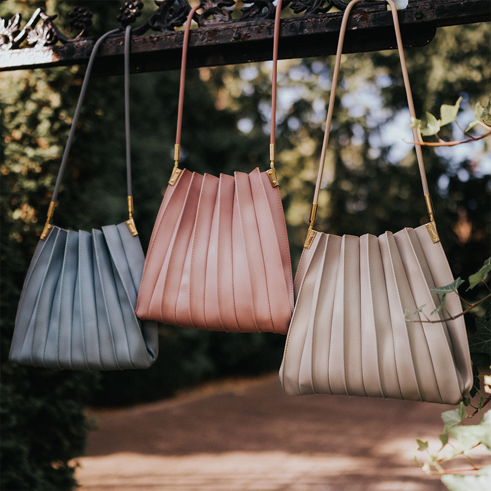 Sac Porté Épaule Plissé Écru Hortense vue du produit 12