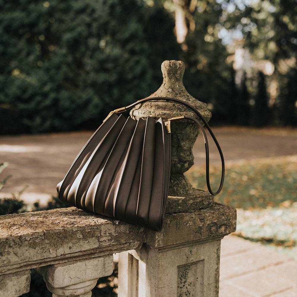 Sac Porté Épaule Plissé Olive Noémie vue du produit 8