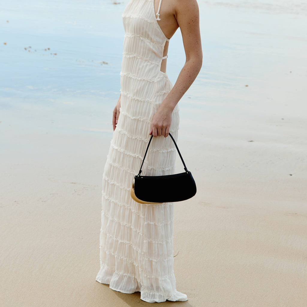 Sac Plat Détail Métal Noir Fantine vue du produit 8