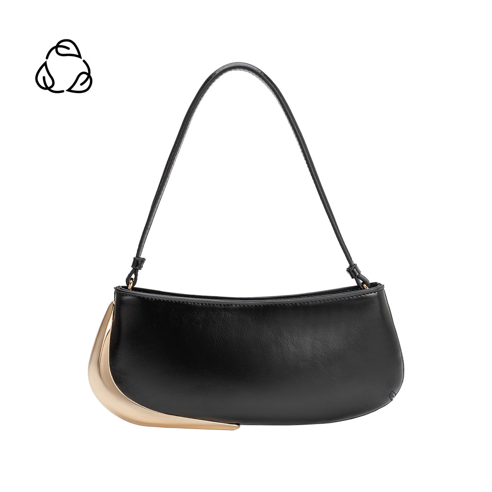 Sac Plat Détail Métal Noir Fantine vue du produit 1