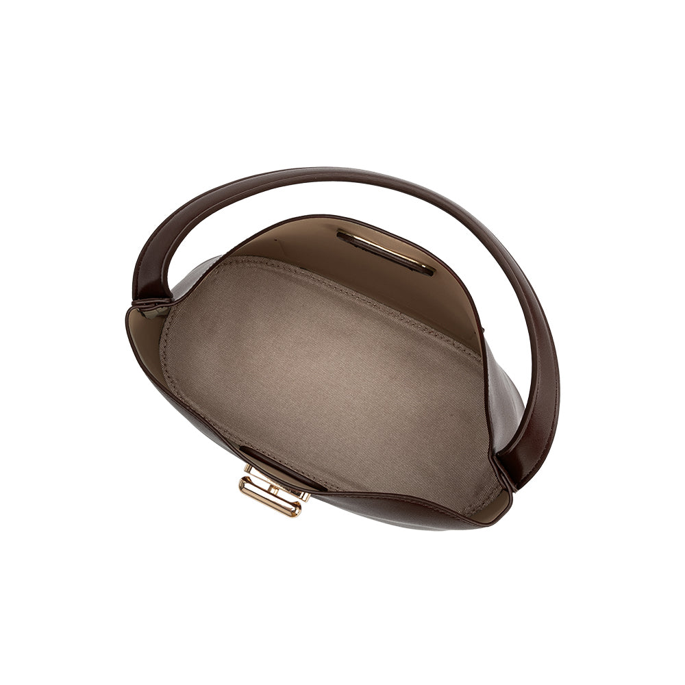 Sac Porté Main Souple Café Roxane vue du produit 5