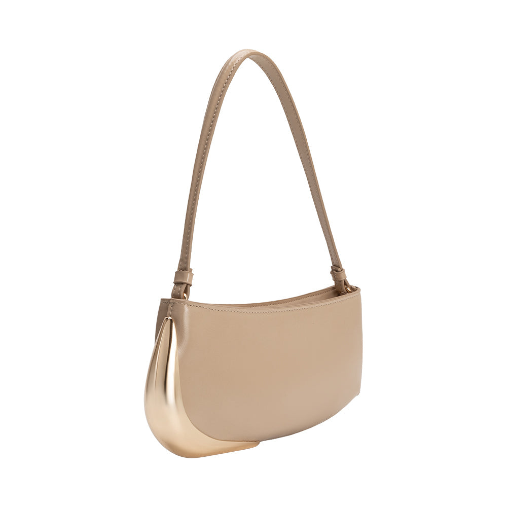 Sac Plat Détail Métal Nude Palmyre vue du produit 2