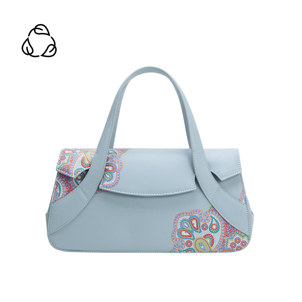Sac à Rabat Imprimé Cachemire Bleu Rolande vue du produit 1