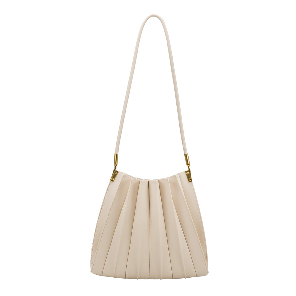 Sac Porté Épaule Plissé Ivoire Astrid vue du produit 3
