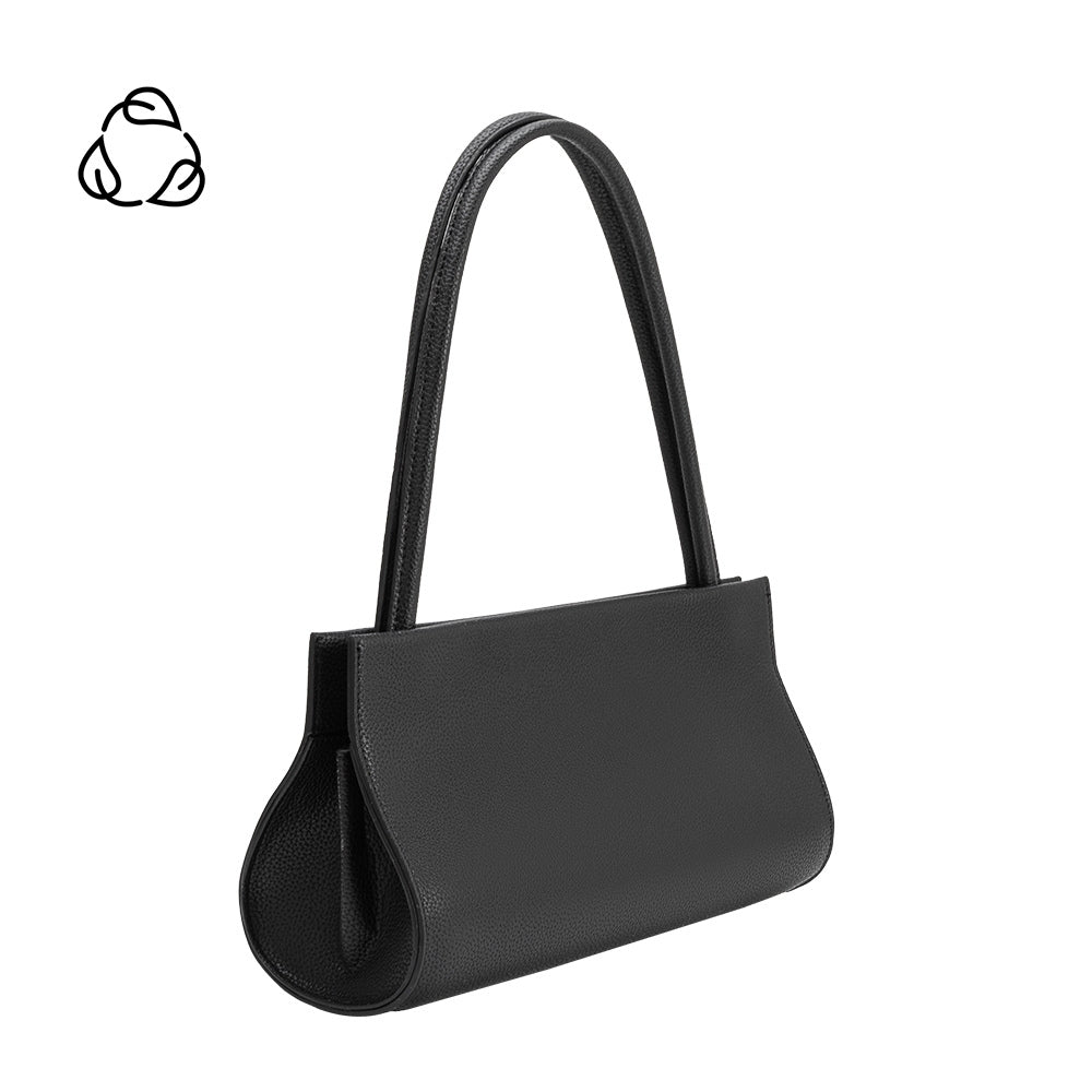 Sac Porté Épaule Base Courbe Grainé Noir Florine vue du produit 1