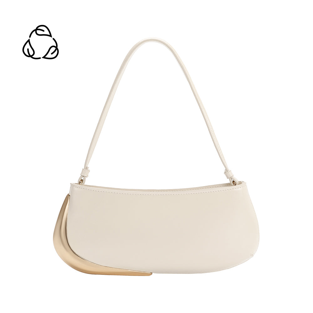 Sac Plat Détail Métal Ivoire Hélène vue du produit 1