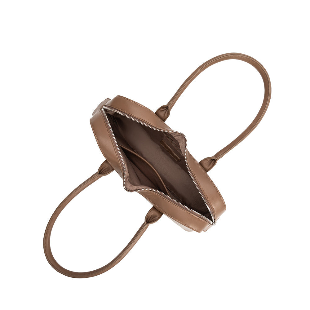 Sac Porté Épaule Ligne Courbe Moka Andrée vue du produit 4